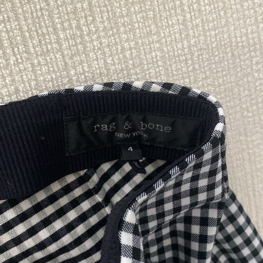 Checker Rag And Bone Stretchy Slacks - image 3